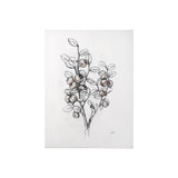 Wildberry Collection Hucklberry by Ariana a Hand Embellished Textured Canvas from Mercana - Luna Furniture