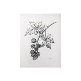 Wildberry Collection Blackberry by Ariana a Hand Embellished Textured Canvas from Mercana - Luna Furniture