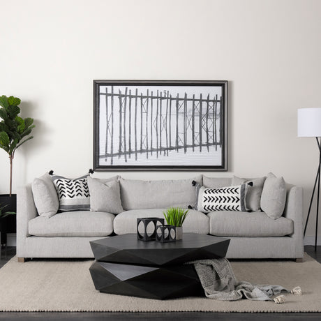 Valence 3 Piece Light Gray Modular Sofa Set from Mercana - Luna Furniture