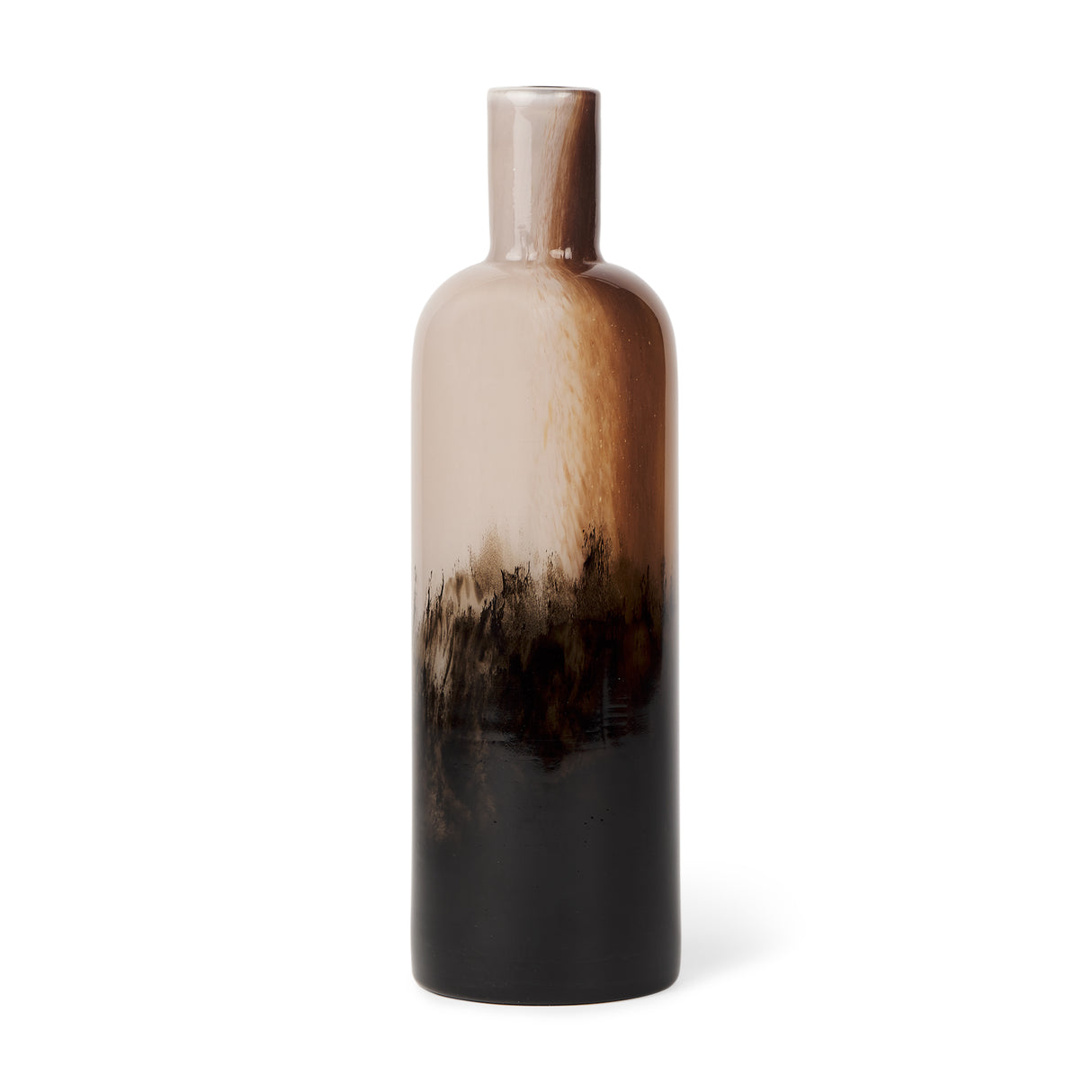 Marans Tall Amber Multi-Color Glass Vase from Mercana - Luna Furniture