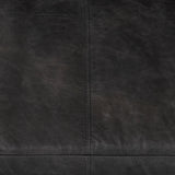 Cochrane 82L x 33W x 32.3 Black Leather Three Seater Sofa from Mercana - Luna Furniture