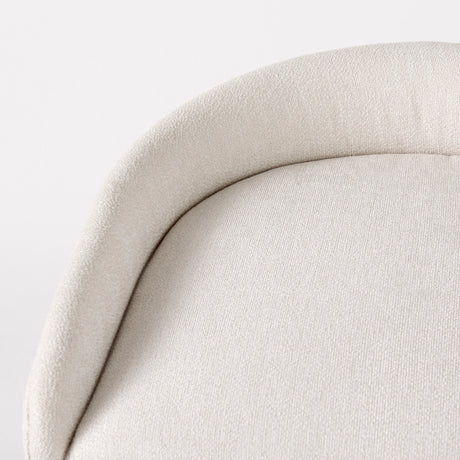 Hollyfield II Cream Fabric Seat W/ Gold Metal Base Bar Stool from Mercana - Luna Furniture
