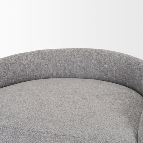 Hollyfield II Gray Fabric Seat W/ Gray Metal Base Bar Stool from Mercana - Luna Furniture