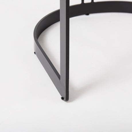 Hollyfield II Gray Fabric Seat W/ Gray Metal Base Bar Stool from Mercana - Luna Furniture