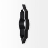 Tamanar 15.0 x 3.0 x 34.1 Black Wood Frame Wall Mirror from Mercana - Luna Furniture