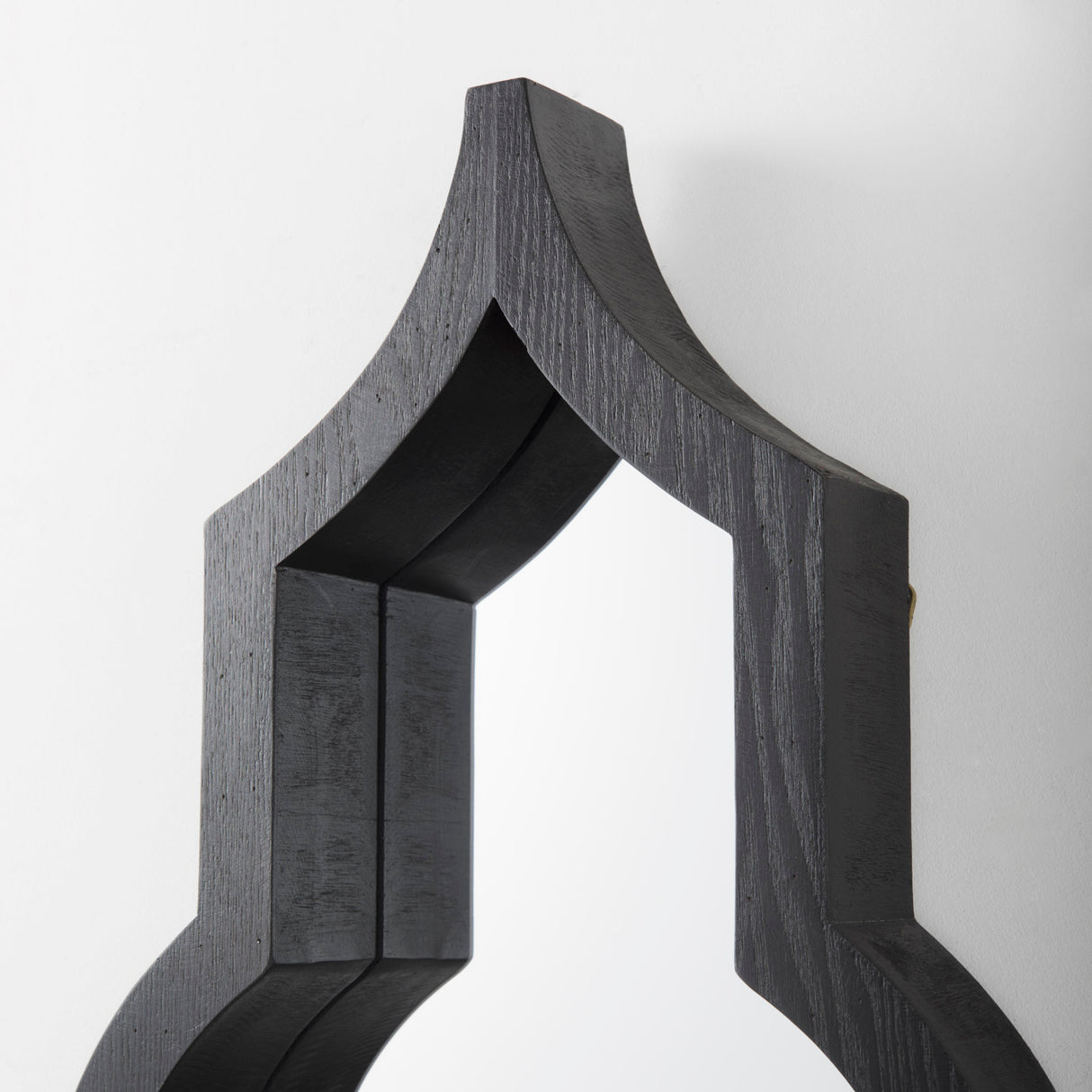 Tamanar 15.0 x 3.0 x 34.1 Black Wood Frame Wall Mirror from Mercana - Luna Furniture