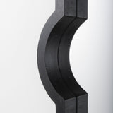 Tamanar 15.0 x 3.0 x 34.1 Black Wood Frame Wall Mirror from Mercana - Luna Furniture