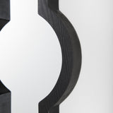Tamanar 15.0 x 3.0 x 34.1 Black Wood Frame Wall Mirror from Mercana - Luna Furniture