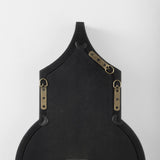 Tamanar 15.0 x 3.0 x 34.1 Black Wood Frame Wall Mirror from Mercana - Luna Furniture