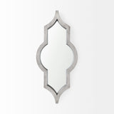 Tamanar 15.0 x 3.0 x 34.1 Gray Wood Frame Wall Mirror from Mercana - Luna Furniture