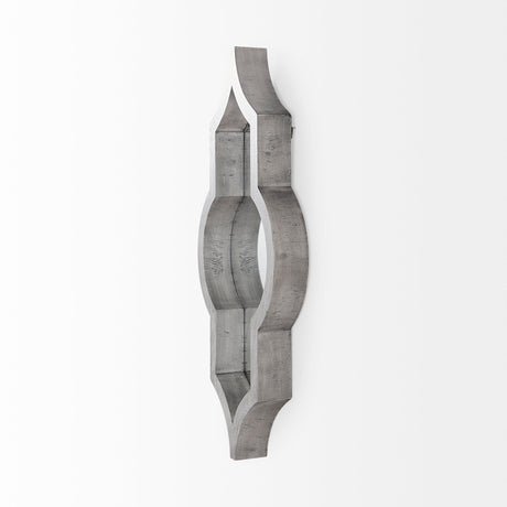 Tamanar 15.0 x 3.0 x 34.1 Gray Wood Frame Wall Mirror from Mercana - Luna Furniture
