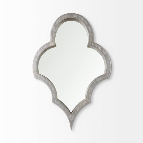 Geneva 23x34 Silver Wood Frame Mirror from Mercana - Luna Furniture