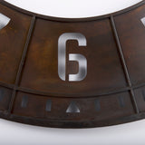 Newcastle 56.5" Giant Oversize Industrial Wall Clock from Mercana - Luna Furniture