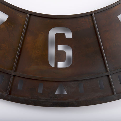 Newcastle 56.5" Giant Oversize Industrial Wall Clock from Mercana - Luna Furniture