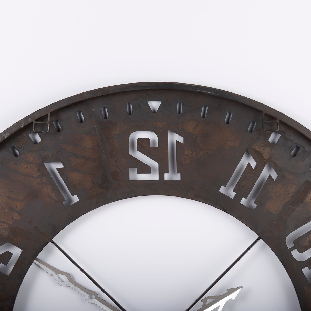 Newcastle 56.5" Giant Oversize Industrial Wall Clock from Mercana - Luna Furniture