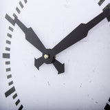 Hagar Rectangular Large Industrial Wall Clock from Mercana - Luna Furniture