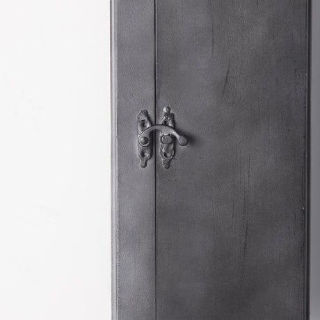 Hagar Rectangular Large Industrial Wall Clock from Mercana - Luna Furniture