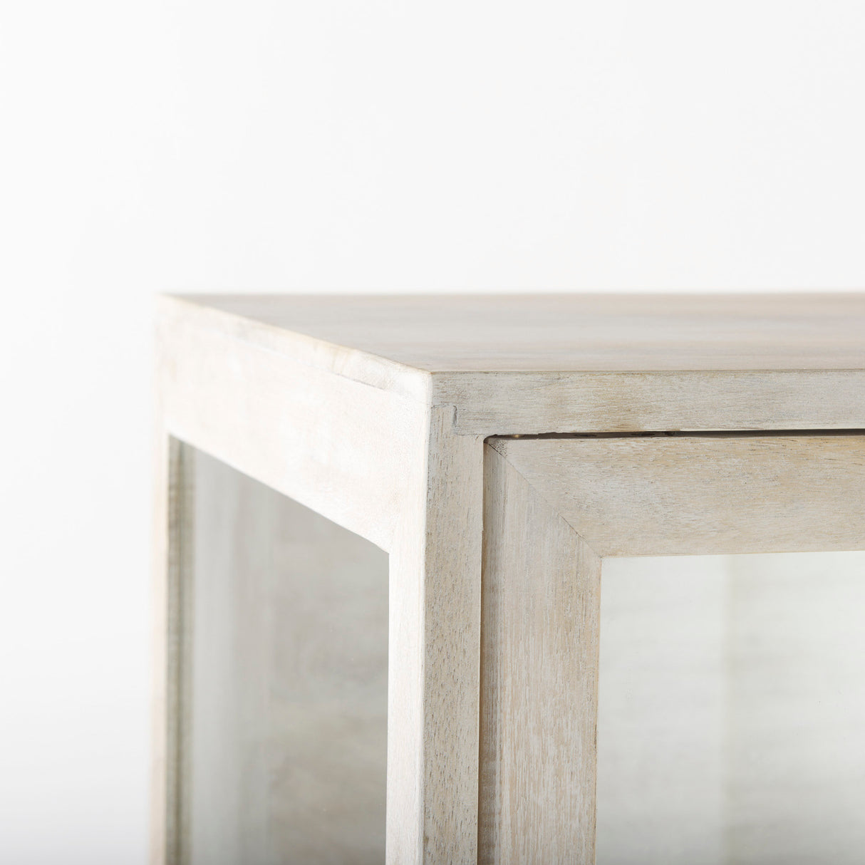 Arelius 36L x 18.75W x 63H White Wood W/ Gold Metal Base Display Cabinet from Mercana - Luna Furniture