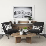 Aida Light Brown Wood Console Table from Mercana - Luna Furniture