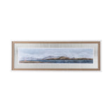 Icelandic Seascape by Jonathan Klassen Hand Embellished Textured Framed Art Print Matted under Glass from Mercana - Luna Furniture