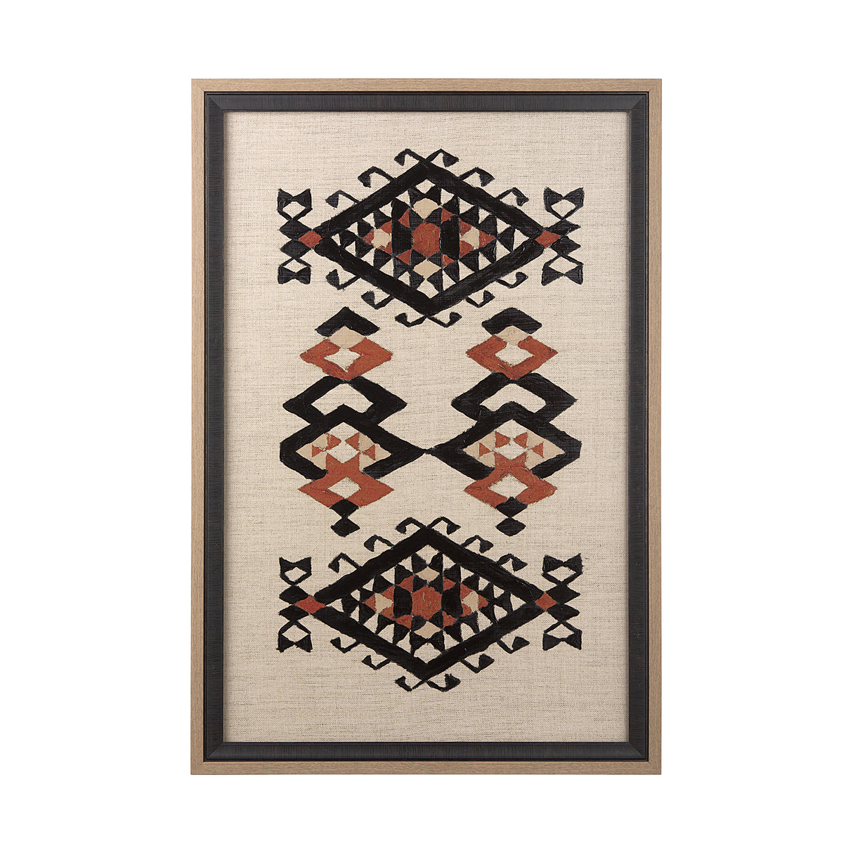 Creamy Tapestry I by Mercana Studio a Hand Embellished Textured Framed Art Print from Mercana - Luna Furniture