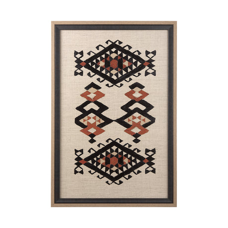 Creamy Tapestry I by Mercana Studio a Hand Embellished Textured Framed Art Print from Mercana - Luna Furniture