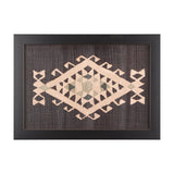 Brown Tapestry VI by Mercana Studio a Hand Embellished Textured Framed Art Print from Mercana - Luna Furniture