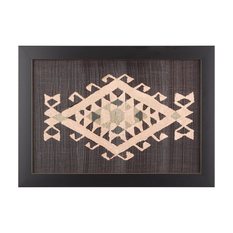 Brown Tapestry VI by Mercana Studio a Hand Embellished Textured Framed Art Print from Mercana - Luna Furniture