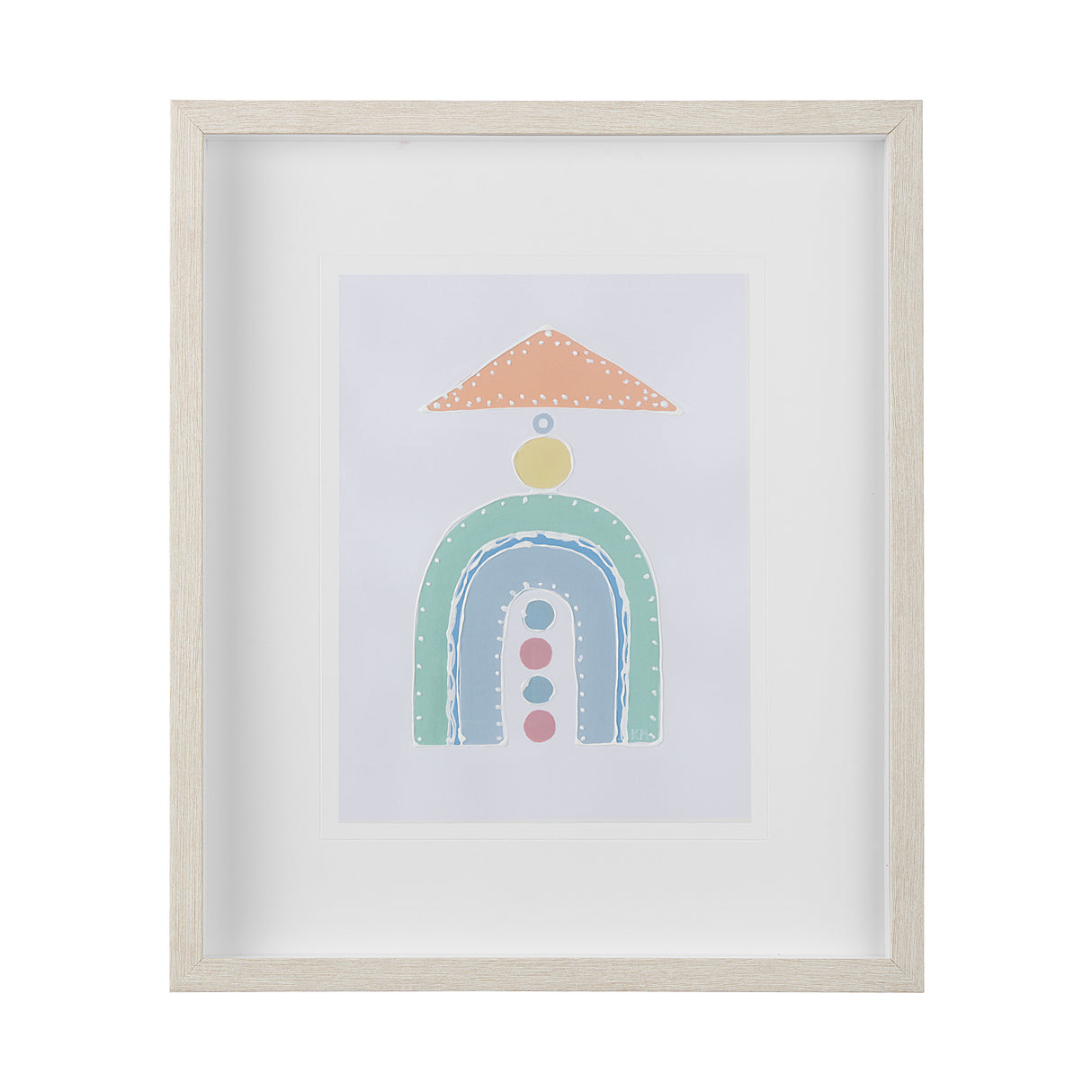 Pavilion I by Mercana Studio a Hand Embellished Textured Framed Art Print Matted under Glass from Mercana - Luna Furniture