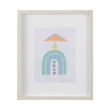 Pavilion I by Mercana Studio a Hand Embellished Textured Framed Art Print Matted under Glass from Mercana - Luna Furniture