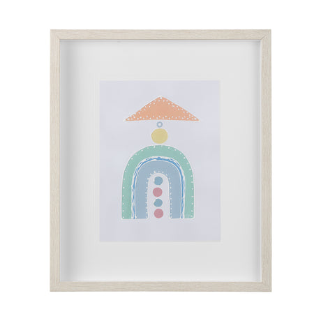 Pavilion I by Mercana Studio a Hand Embellished Textured Framed Art Print Matted under Glass from Mercana - Luna Furniture