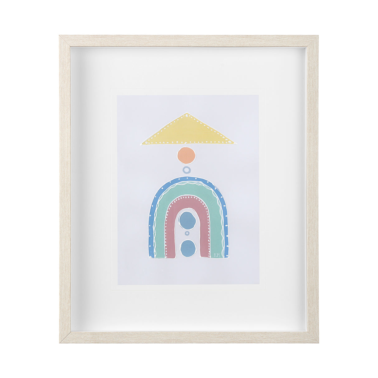 Pavilion II by Mercana Studio a Hand Embellished Textured Framed Art Print Matted under Glass from Mercana - Luna Furniture