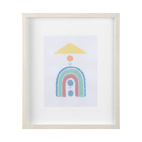 Pavilion II by Mercana Studio a Hand Embellished Textured Framed Art Print Matted under Glass from Mercana - Luna Furniture