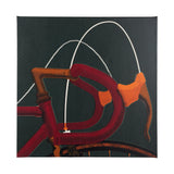 Bike Handle Green by Alarm a Hand Embellished Textured Canvas from Mercana - Luna Furniture