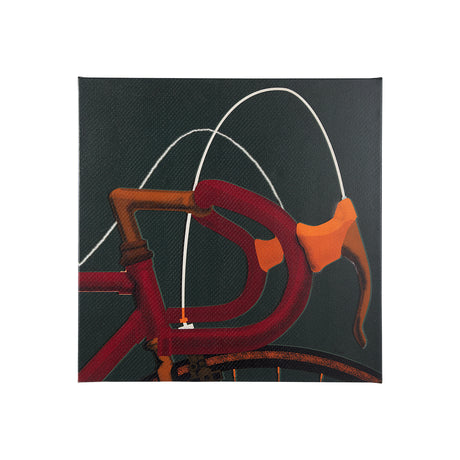 Bike Handle Green by Alarm a Hand Embellished Textured Canvas from Mercana - Luna Furniture