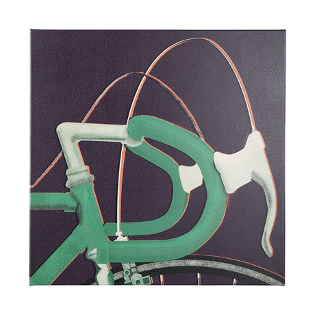 Bike Handle Purple by Alarm a Hand Embellished Textured Canvas from Mercana - Luna Furniture