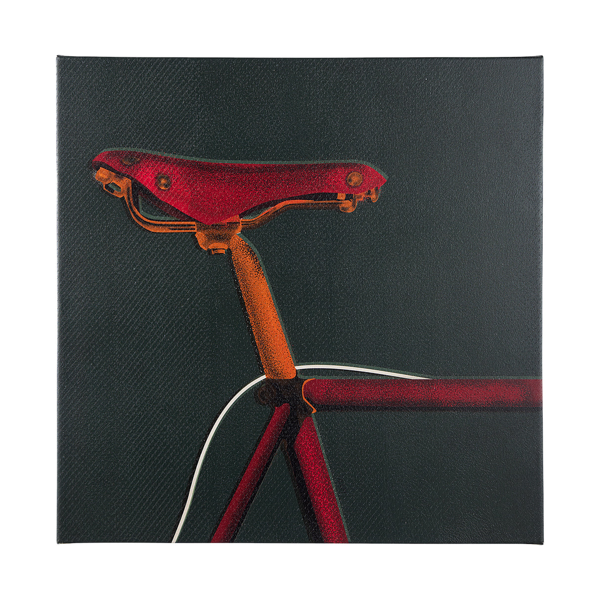 Bike Saddle Green by Alarm a Hand Embellished Textured Canvas from Mercana - Luna Furniture