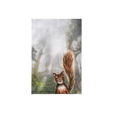 Forest Squirrel by Mercana Studio a Hand Embellished Textured Canvas from Mercana - Luna Furniture