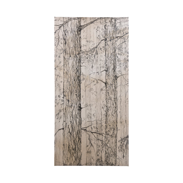 Forest I by Natali a Hand Embellished Textured Canvas