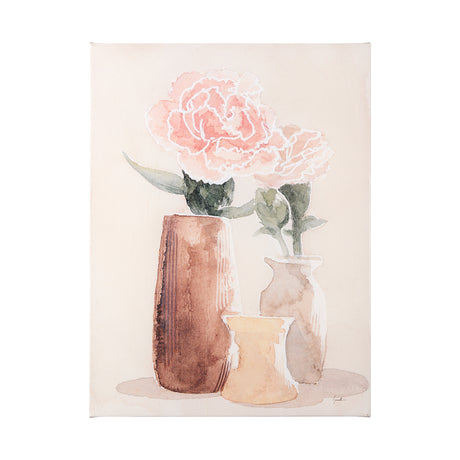 Boho Flowers I by Gabrielle Crawford a Hand Embellished Textured Canvas from Mercana - Luna Furniture