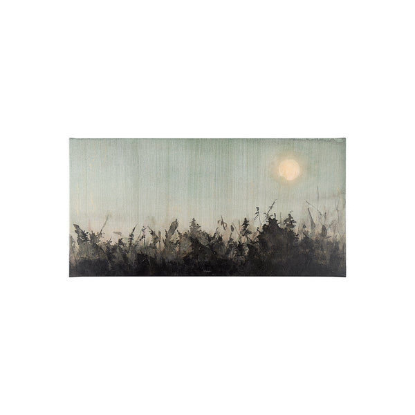 Moon Sets, Sun Rises II by Mercana Studio a Hand Embellished Textured Canvas