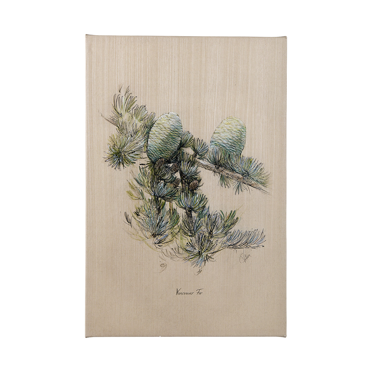 Evergreen collection II by Victoria a Hand Embellished Textured Canvas from Mercana - Luna Furniture