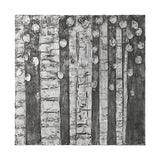 Birch Trees by Studio M a Hand Embellished Gallery-Wrapped Canvas Print from Mercana - Luna Furniture