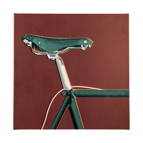 Bike Saddle Orange by Alarm a Hand Embellished Textured Canvas from Mercana - Luna Furniture