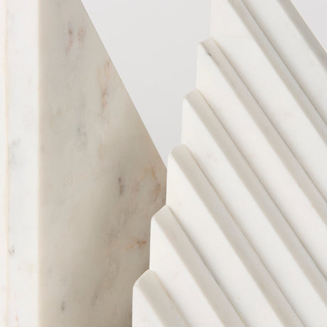 Sophia 7.0L x 5.3W x 9.3H Marble Set Of Two Book Ends from Mercana - Luna Furniture