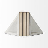 Sophia 8.0"L x 6.0"W x 7.0"H Marble Set Of Two Bookends from Mercana - Luna Furniture