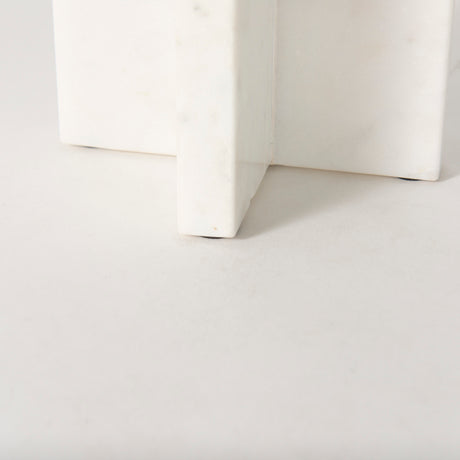 Sophia 5.5"L x 3.5"W x 8.0"H. Marble Candle Holder Medium from Mercana - Luna Furniture