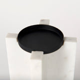 Sophia 5.5"L x 3.5"W x 10.5"H Marble Candle Holder Large from Mercana - Luna Furniture