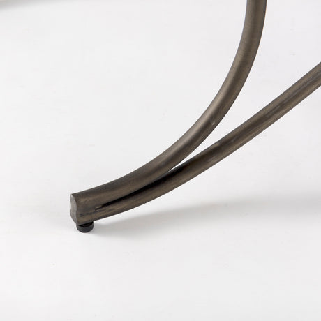 Ayla 55L x 17.6W x 18H Dark Gray Fabric Seat W/ Dark Nickel Metal Frame Bench from Mercana - Luna Furniture