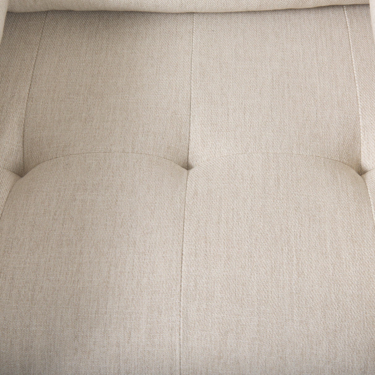Loretta 40.7L x 36.2W x 33.9H Cream Fabric Chair W/ Two Bolster Cushions from Mercana - Luna Furniture